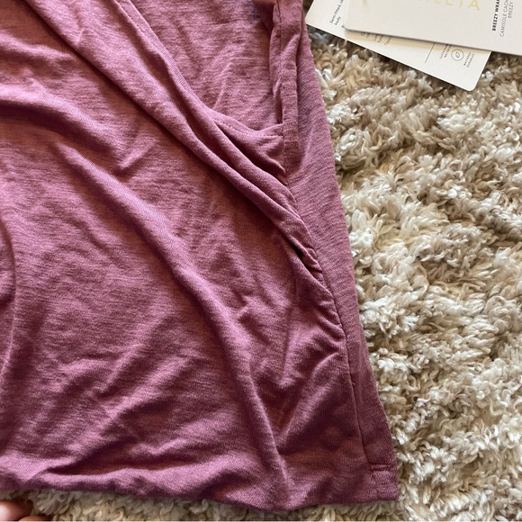 NWT Athleta Breezy Wrap Tank Mauve Tawny Rose M - Picture 7 of 10